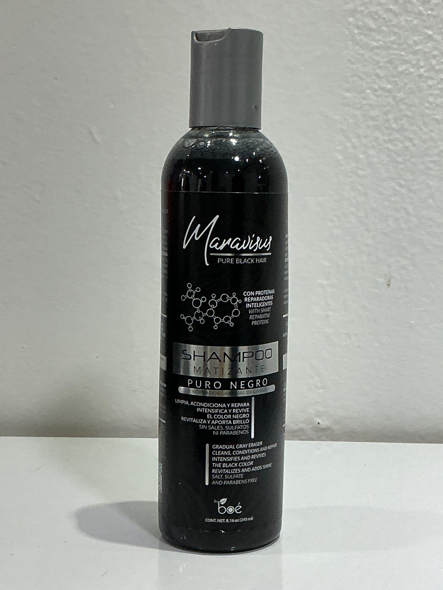 Shampoo Matizante Puro Negro Maravisus