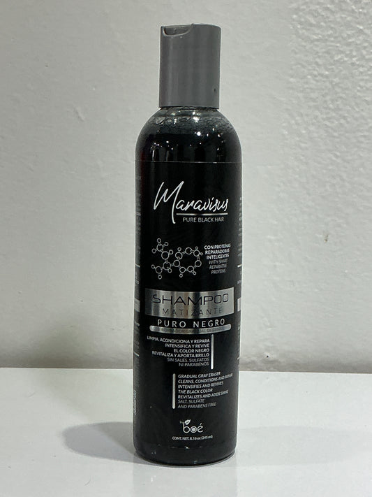 Shampoo Matizante Puro Negro Maravisus