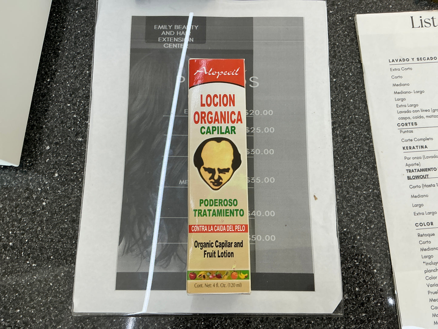 Alopecil Loción Orgánica Capilar 4oz