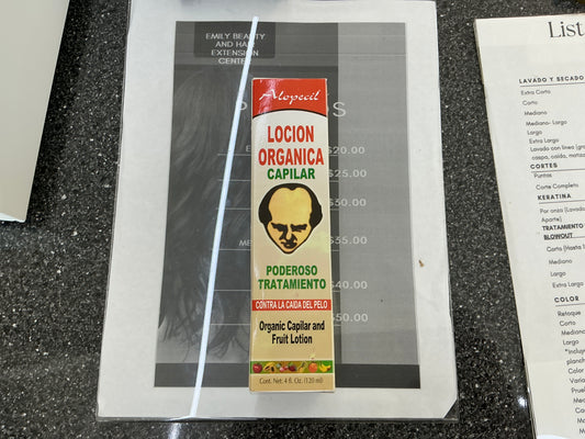 Alopecil Loción Orgánica Capilar 4oz