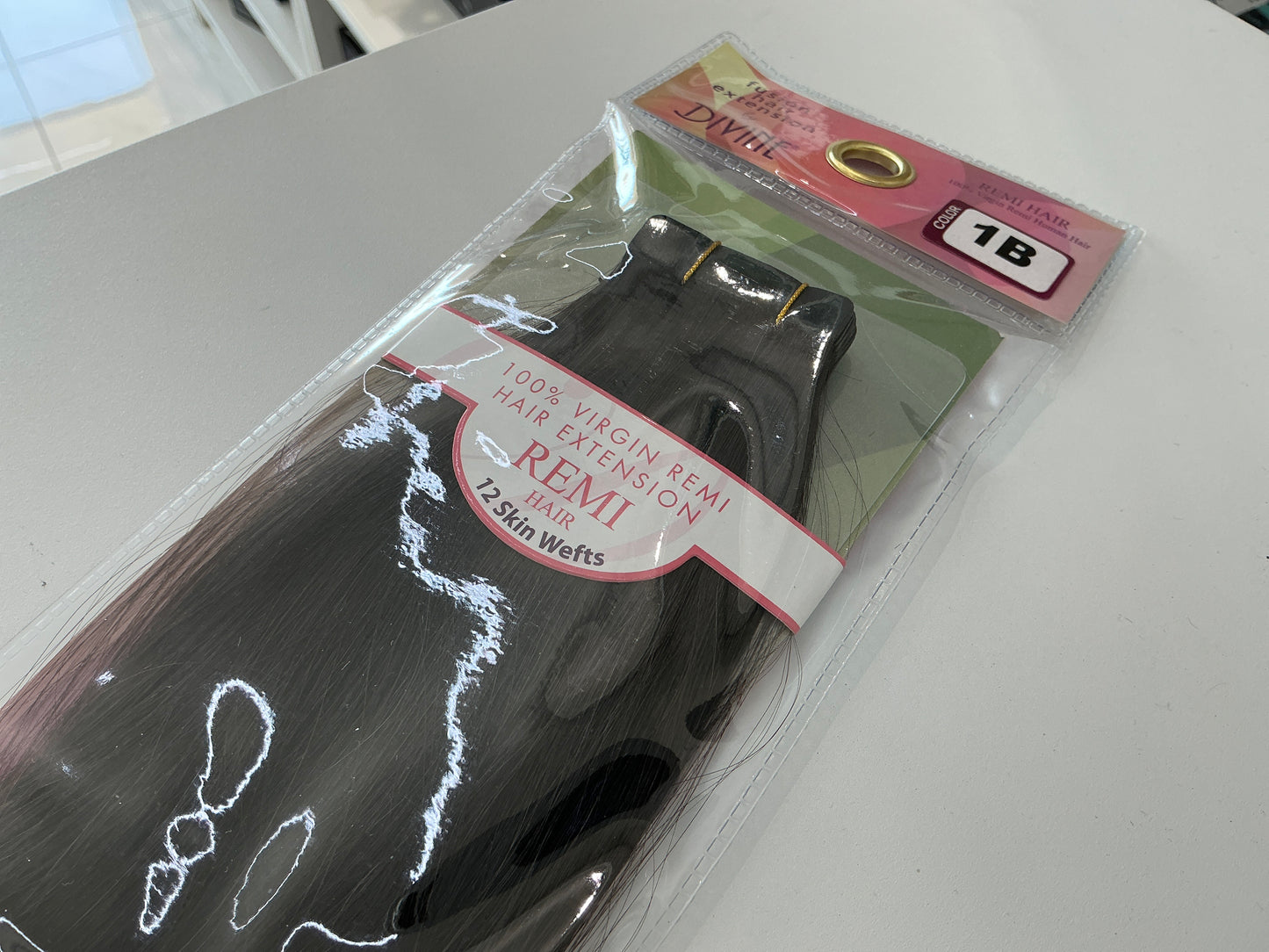 REMI HAIR SKIN WEFT 1B 18“
