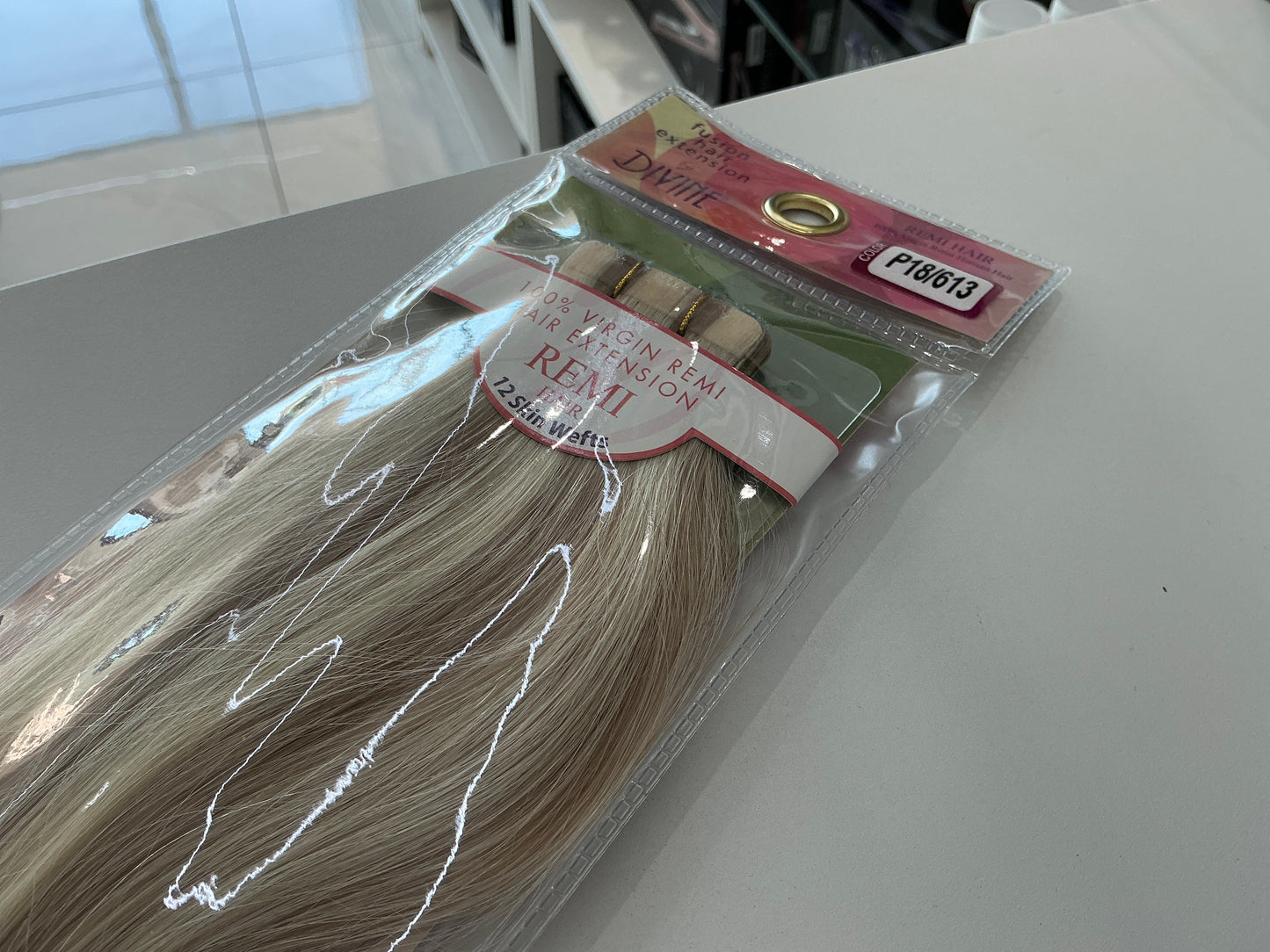 REMI HAIR SKIN WEFT P18/613 18“