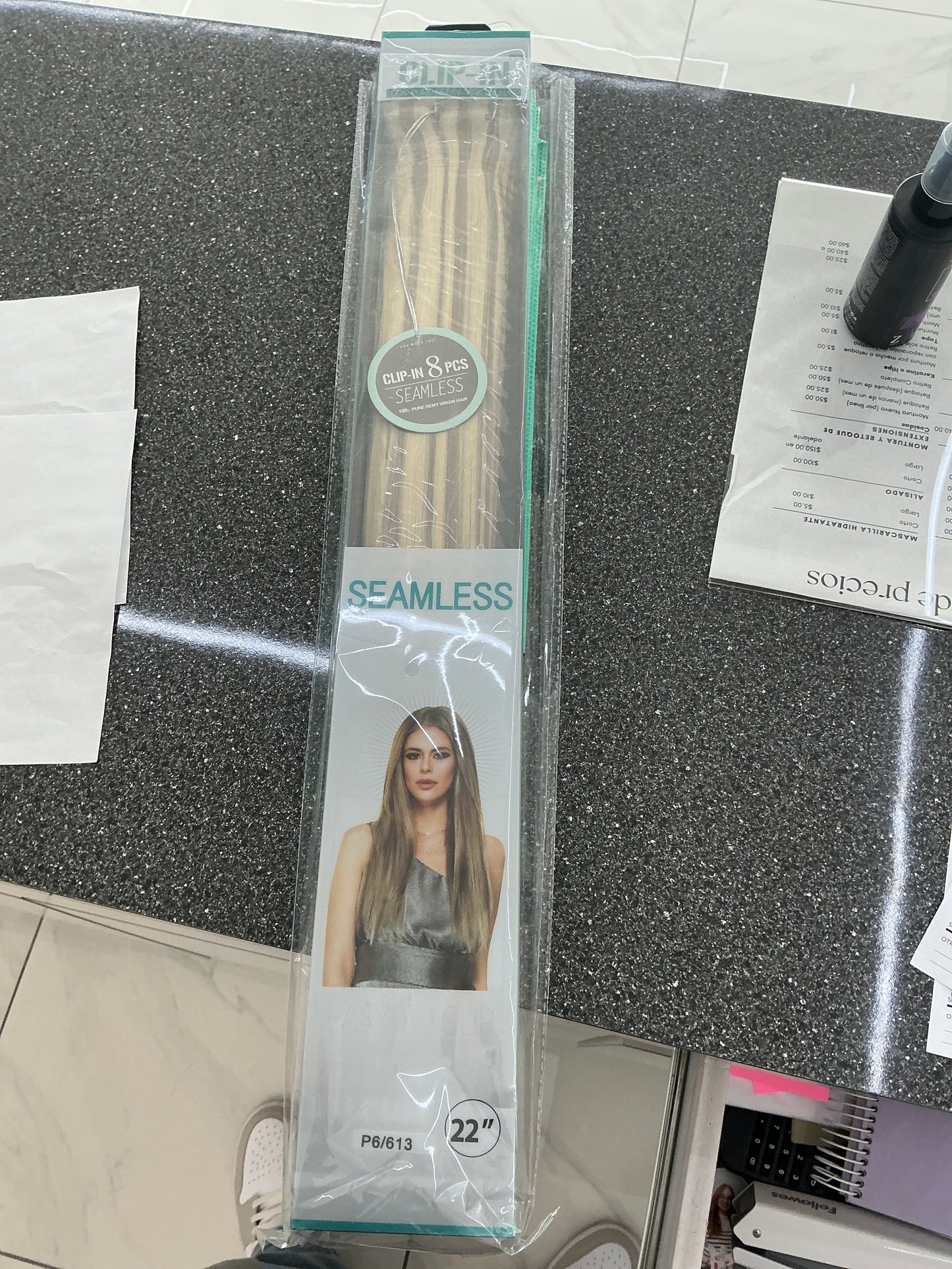 Remy Virgin Clip-In P6/613