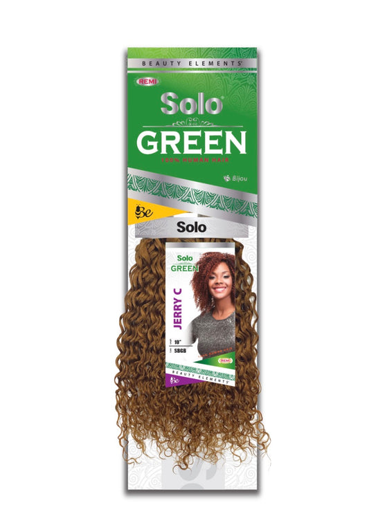HH SOLO GREEN JERRY CURL - BIJOUX