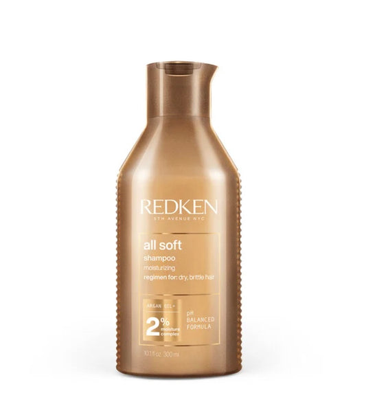 REDKEN ALL SOFT SHAMPOO 10.1 OZ