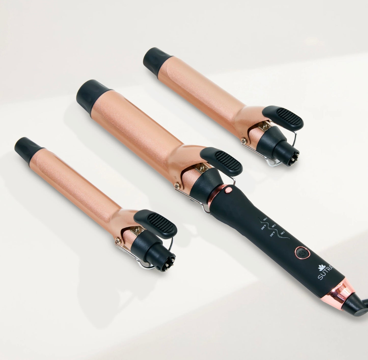 Interchangeable Spring Curler Set (3 Sizes) with Base SUTRA