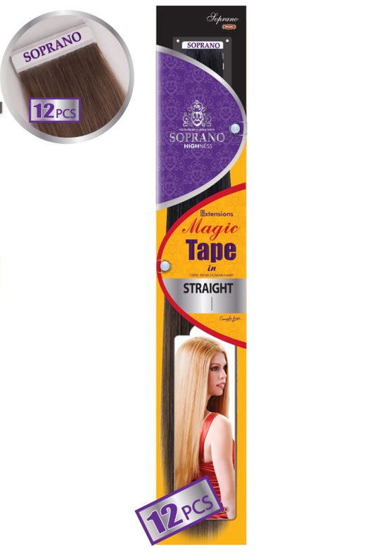 HIGHNESS MAGIC TAPE EXTENSION IN 100% REMI HUMAN HAIR - SOPRANO