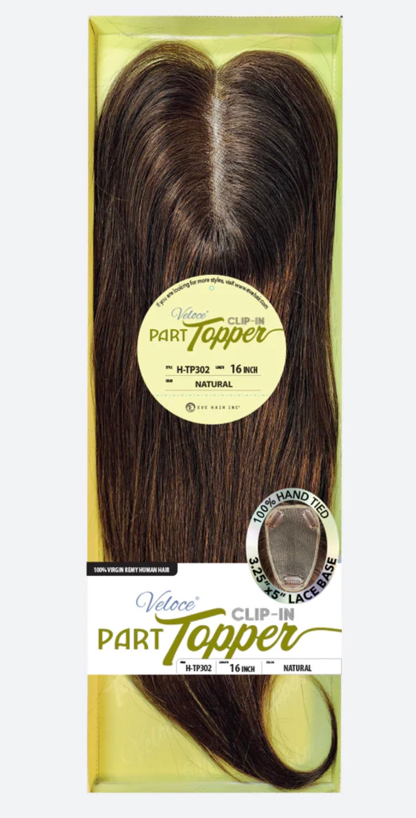TOPPER NATURAL CLIP IN - VELOCE